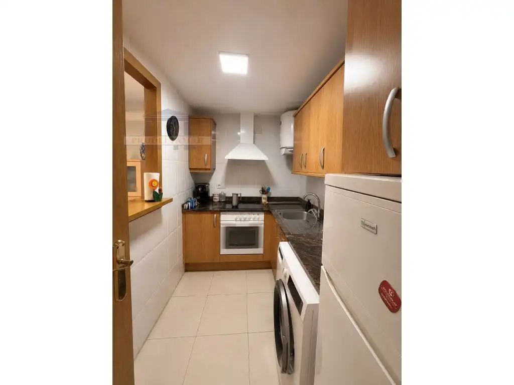 Cocina de Apartamento en venta en L'Ampolla con Aire acondicionado, Amueblado y Horno