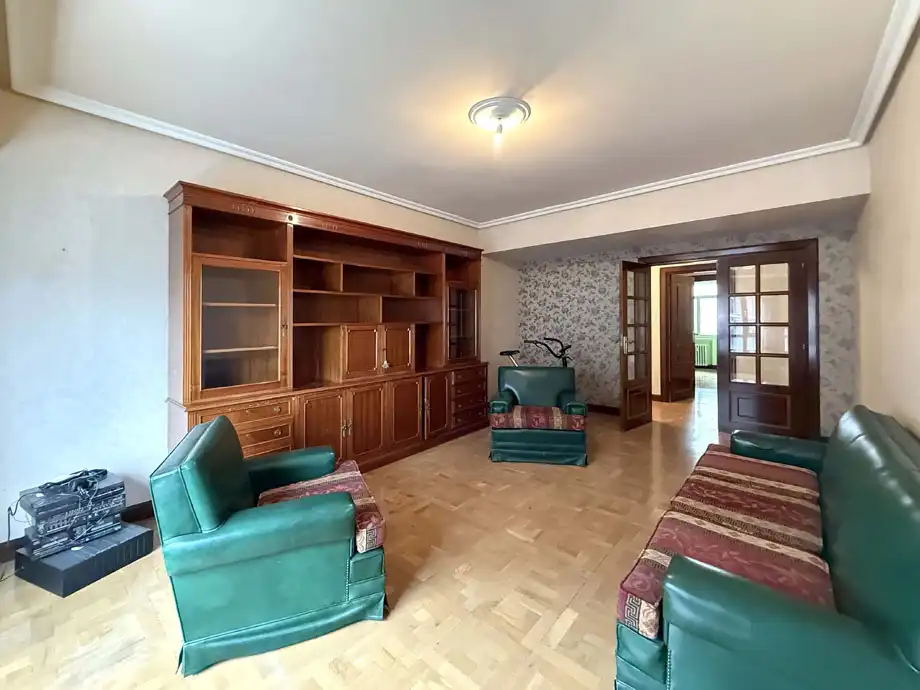 Living room of Flat for sale in Vitoria - Gasteiz  with Heating, Parquet flooring and Terrace