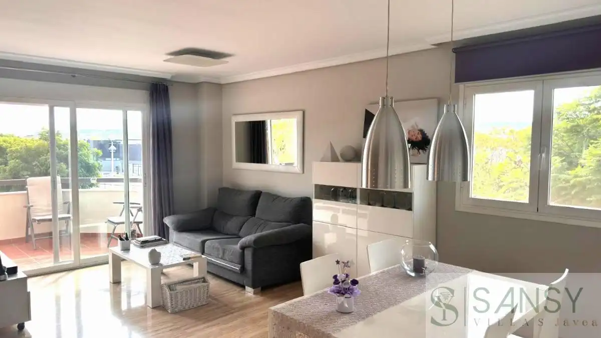 Living room of Attic for sale in Jávea / Xàbia  with Air Conditioner, Heating and Terrace