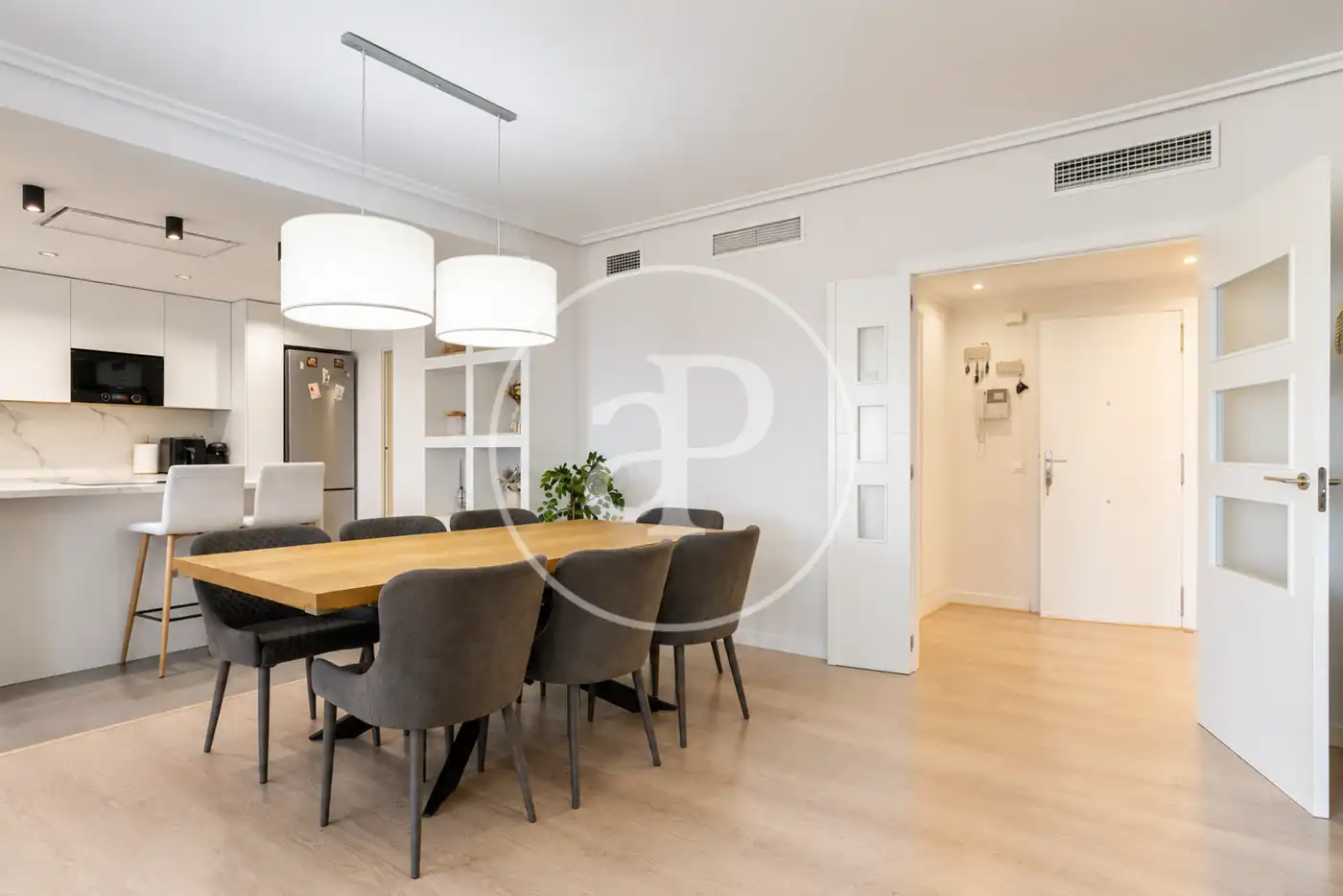 Dining room of Flat for sale in Valencia  with Air Conditioner, Heating and Private garden