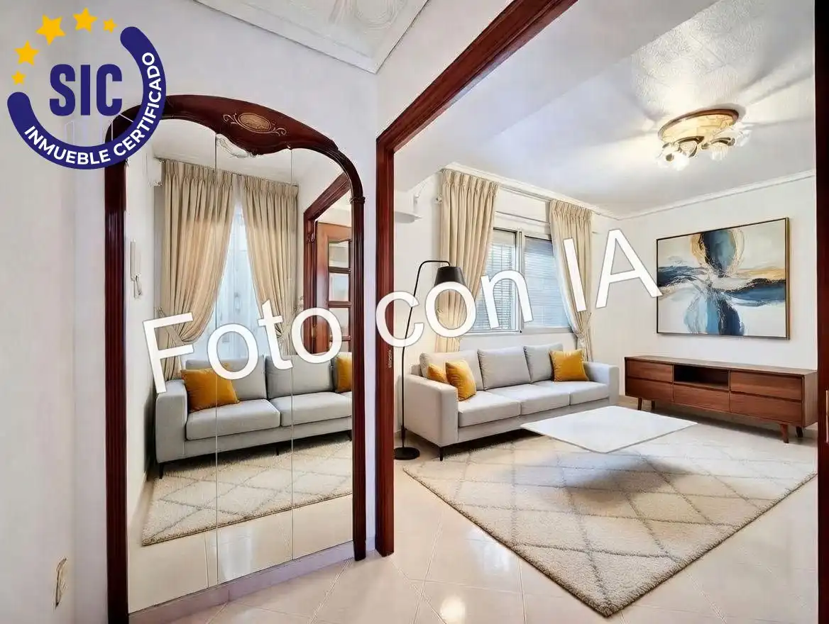 Sala de estar de Piso en venta en Valencia con Aire acondicionado, Calefacción y Terraza