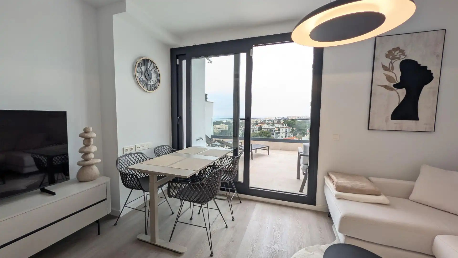 Terrasse von Wohnung zur Miete in Torremolinos mit Klimaanlage, Heizung und Terrasse
