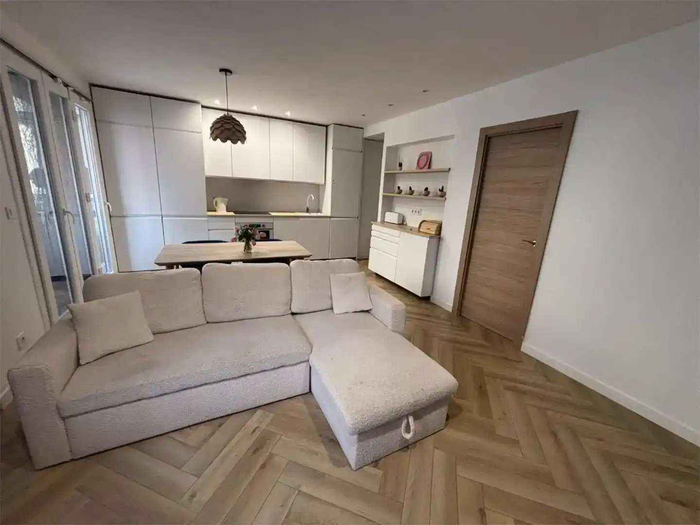 Sala de estar de Piso en venta en Málaga con Aire acondicionado, Parquet y Amueblado