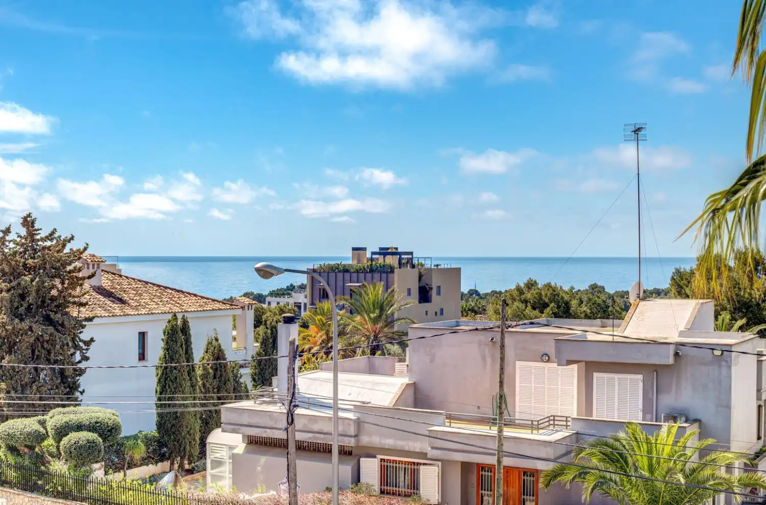 Exterior view of Flat for sale in  Palma de Mallorca  with Air Conditioner, Private garden and Parquet flooring