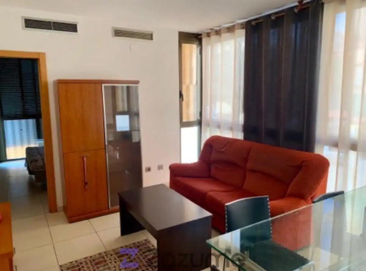 Living room of Flat for rent in Castellón de la Plana / Castelló de la Plana  with Air Conditioner, Furnished and Oven