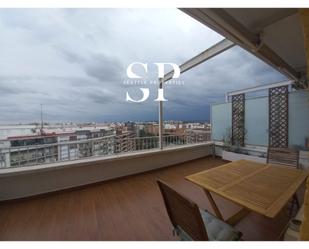 Terrace of Flat to rent in  Barcelona Capital  with Air Conditioner, Parquet flooring and Terrace