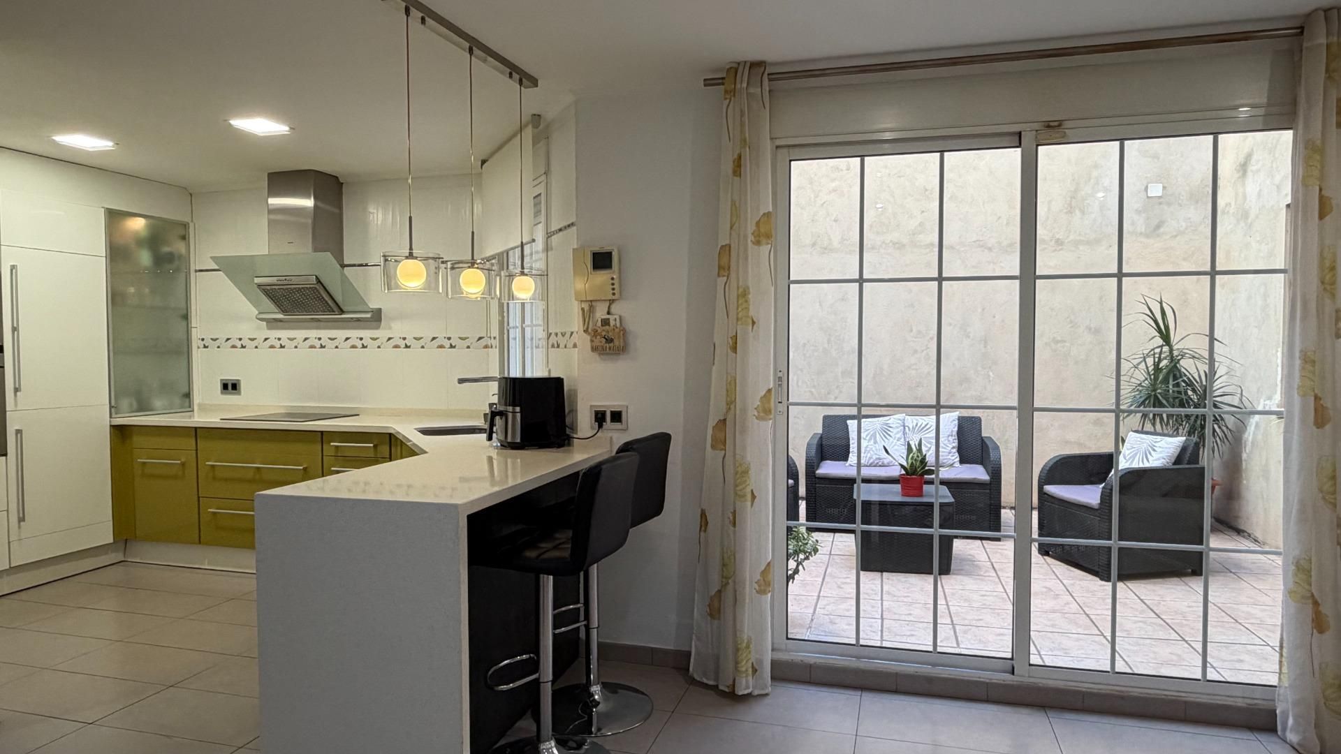 Kitchen of Flat for sale in Museros  with Air Conditioner, Terrace and Furnished