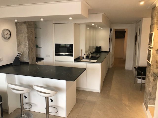 Kitchen of Flat to rent in Dénia  with Air Conditioner and Furnished