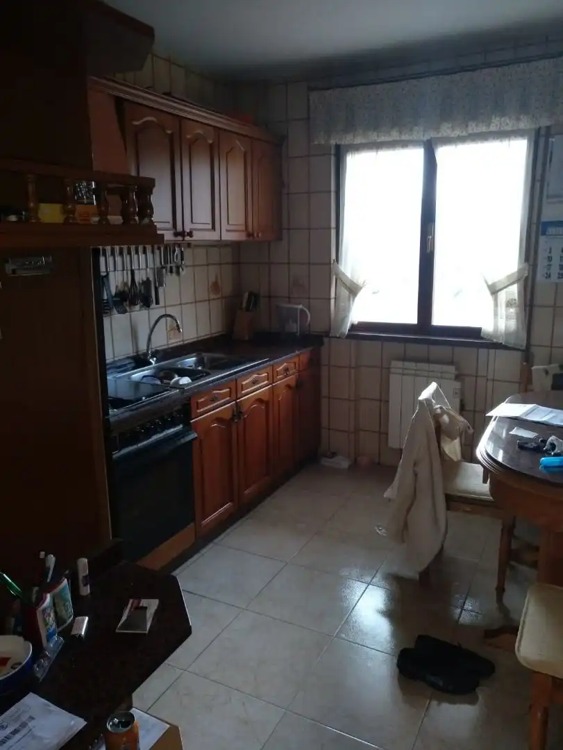 Kitchen of Flat for sale in Langreo  with Parquet flooring, Terrace and Storage room