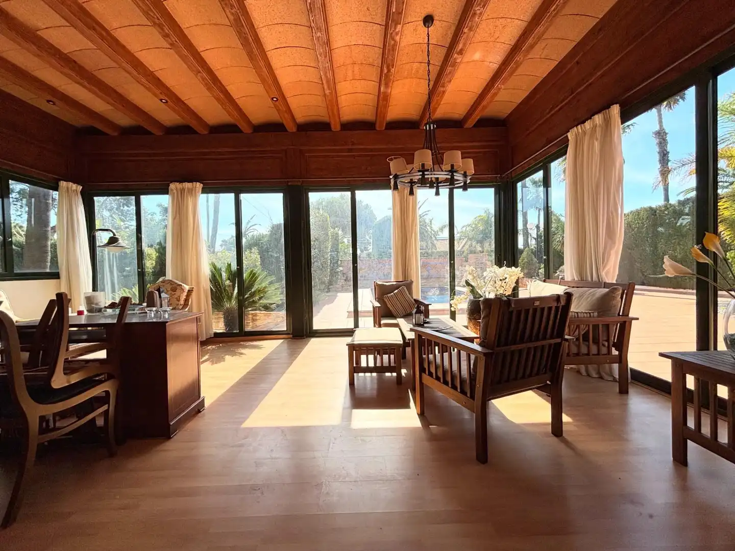 Wohnzimmer von Haus oder Chalet zum Verkauf in Benidorm mit Klimaanlage, Terrasse und Schwimmbad