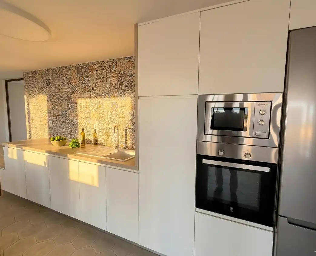 Kitchen of Flat for sale in Cartagena  with Air Conditioner, Heating and Terrace