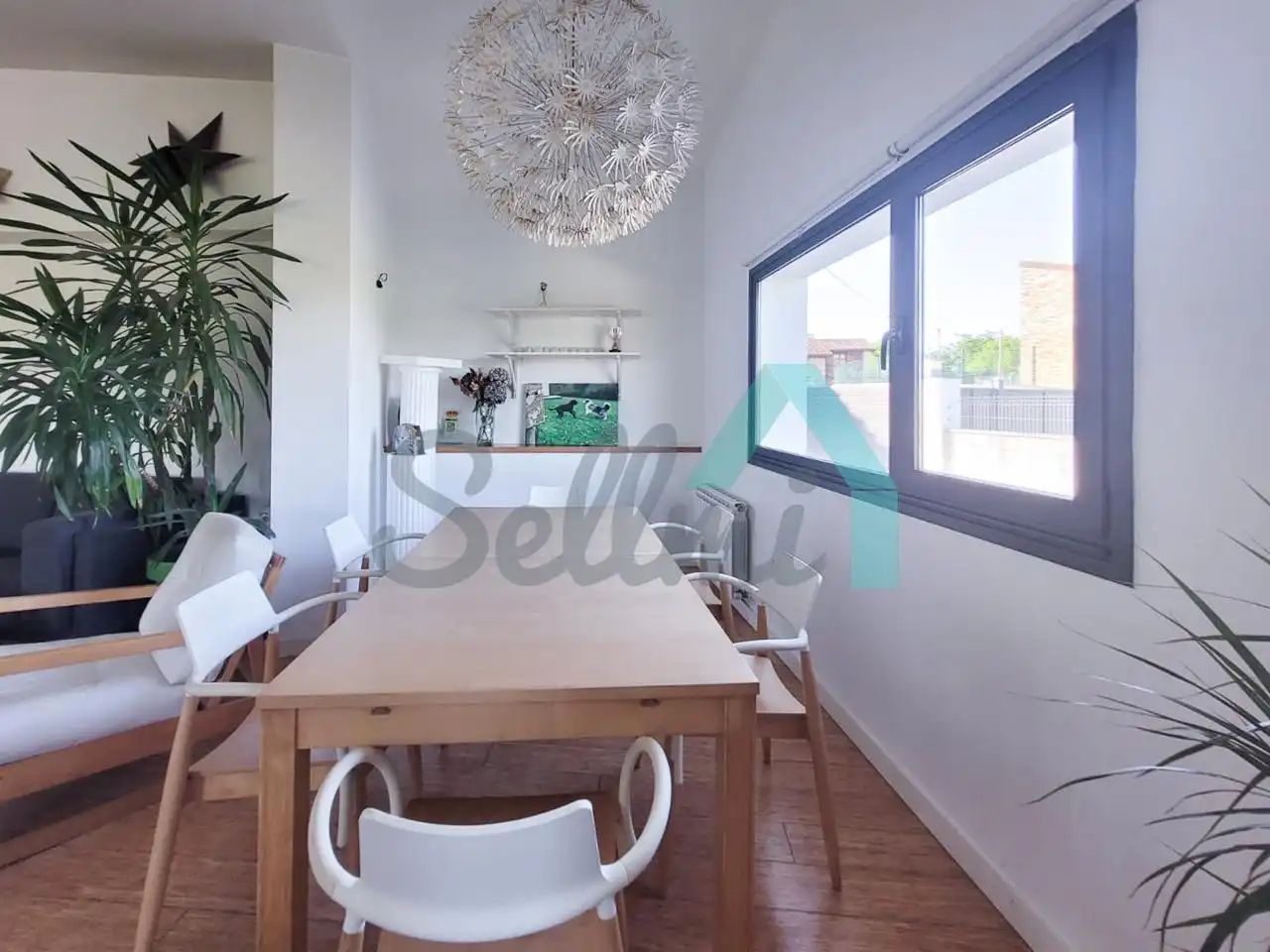 Dining room of Houses for rent in Siero  with Heating, Parquet flooring and Terrace