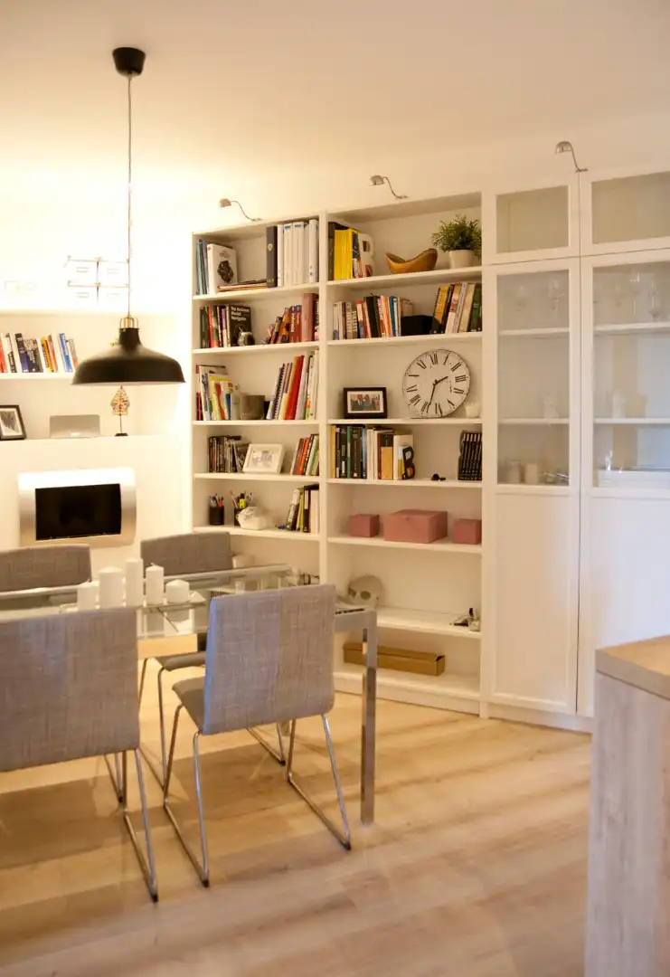 Comedor de Piso de alquiler en Madrid con Aire acondicionado, Calefacción y Parquet