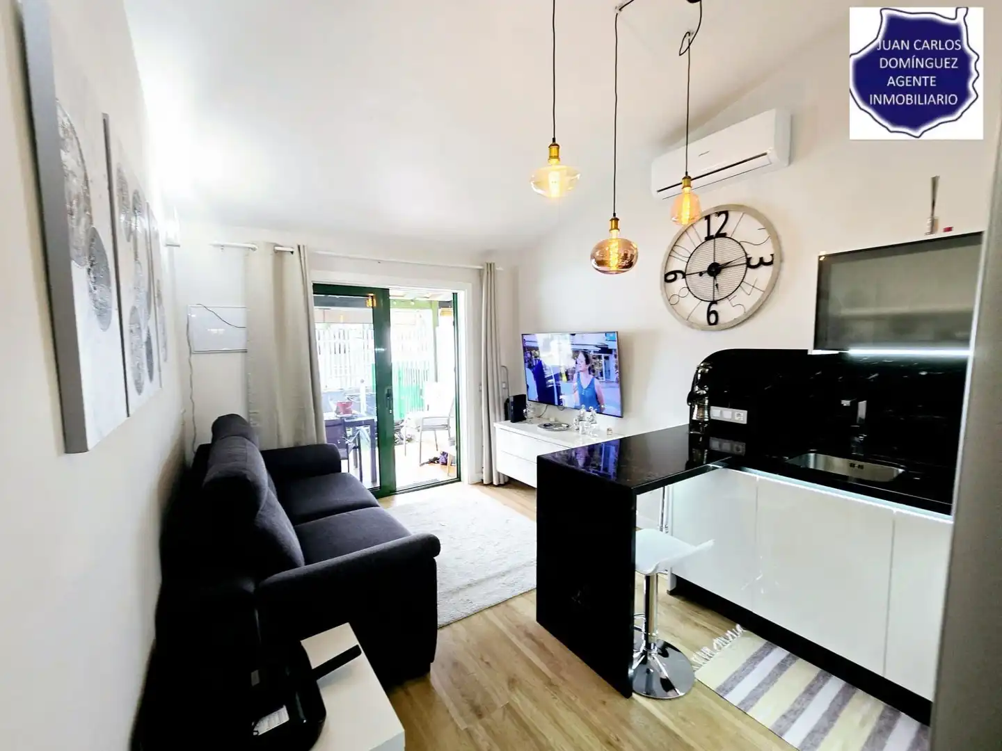 Sala de estar de Casa o chalet de alquiler en San Bartolomé de Tirajana con Aire acondicionado, Jardín privado y Terraza