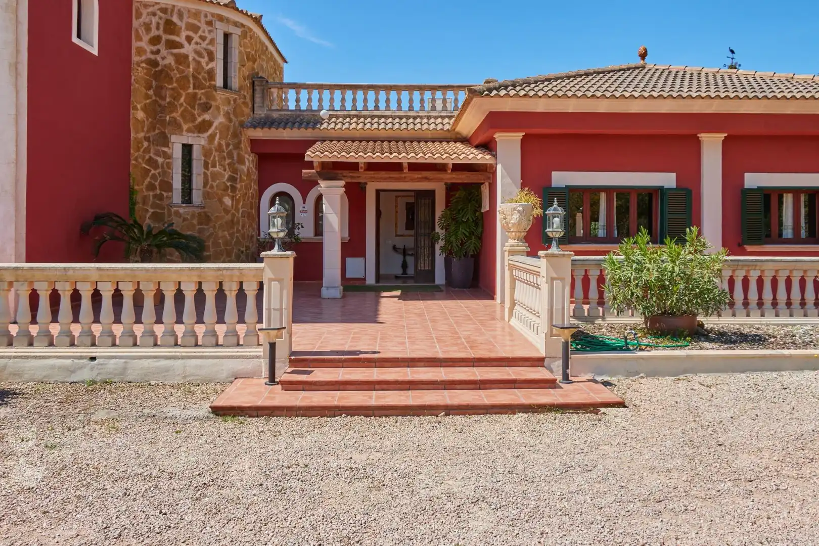Vista exterior de Finca rústica en venta en Llucmajor con Aire acondicionado, Jardín privado y Terraza