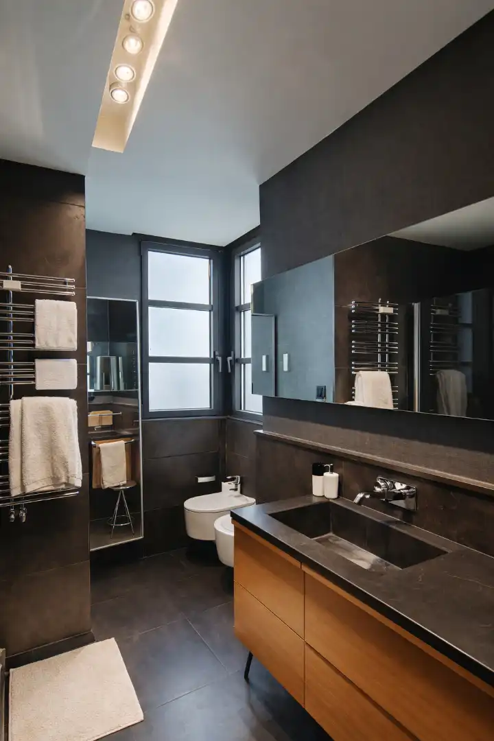 Bathroom of Flat for sale in Bilbao   with Heating, Parquet flooring and Terrace