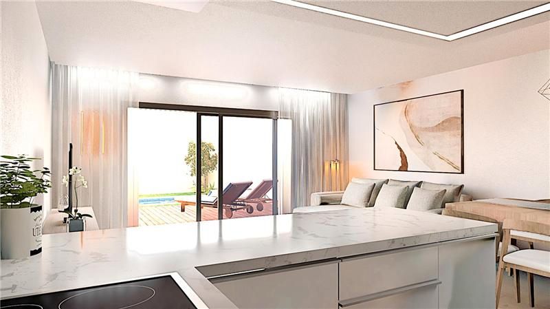 Dormitori de Casa adosada en venda en Llubí amb Aire condicionat, Jardí privat i Terrassa