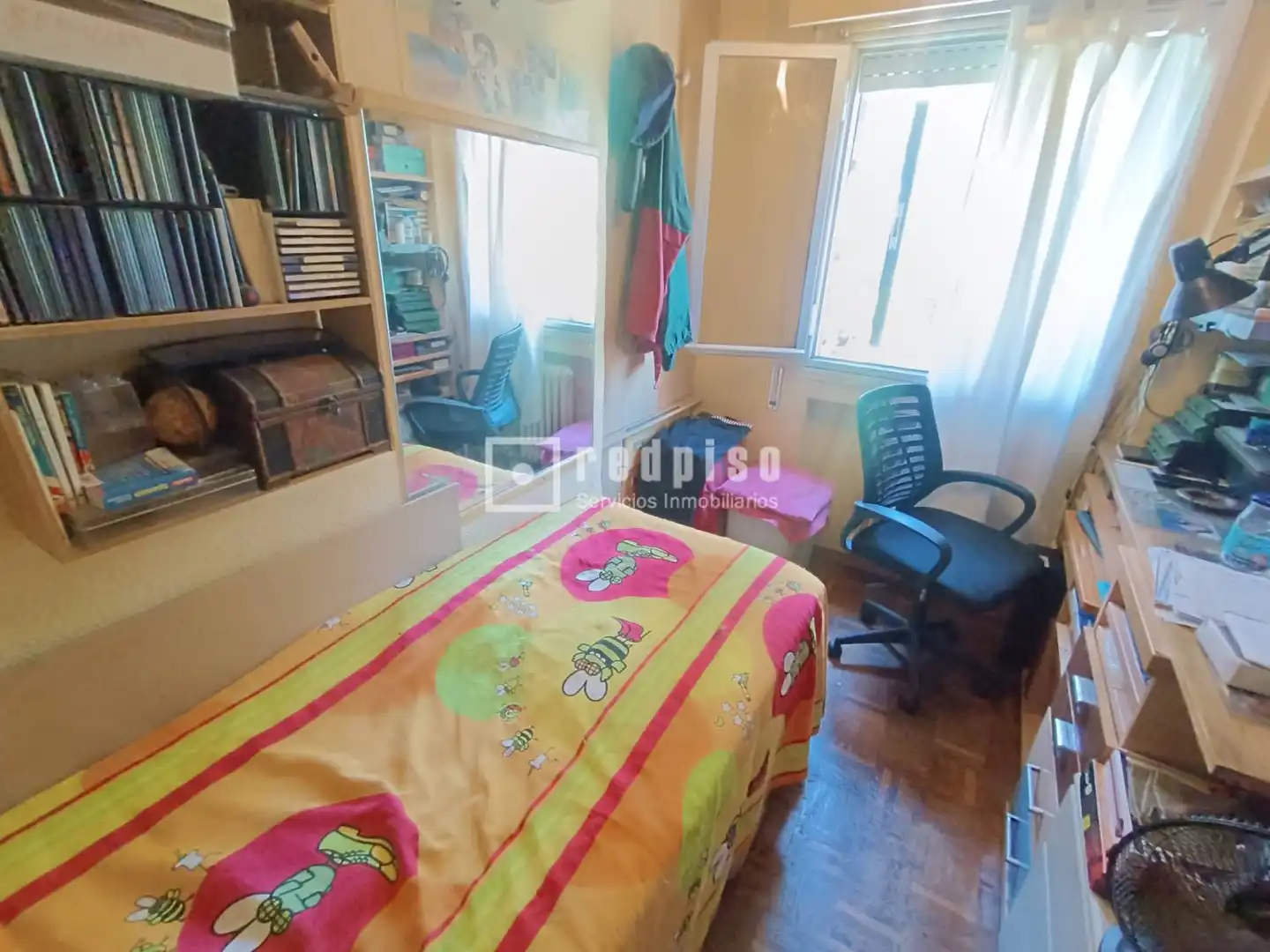 Schlafzimmer von Wohnung zum Verkauf in Madrid mit Klimaanlage, Heizung und Privatgarten