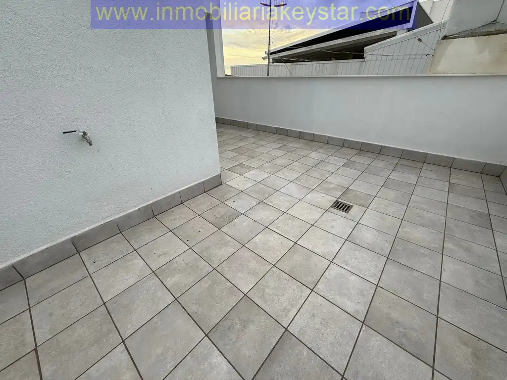Terrace of Flat for rent to own in Vilanova i la Geltrú  with Air Conditioner, Heating and Furnished