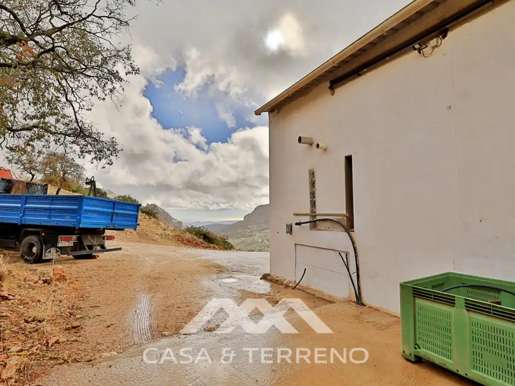 Vista exterior de Casa o xalet en venda en Alfarnatejo amb Aire condicionat, Terrassa i Piscina