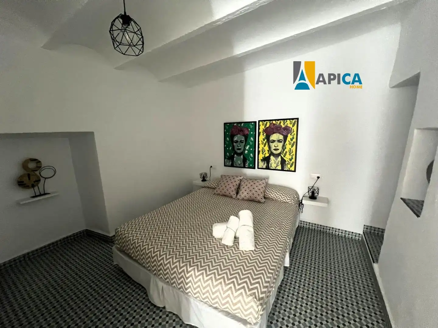 Schlafzimmer von Wohnung zum Verkauf in Vejer de la Frontera mit Möbliert
