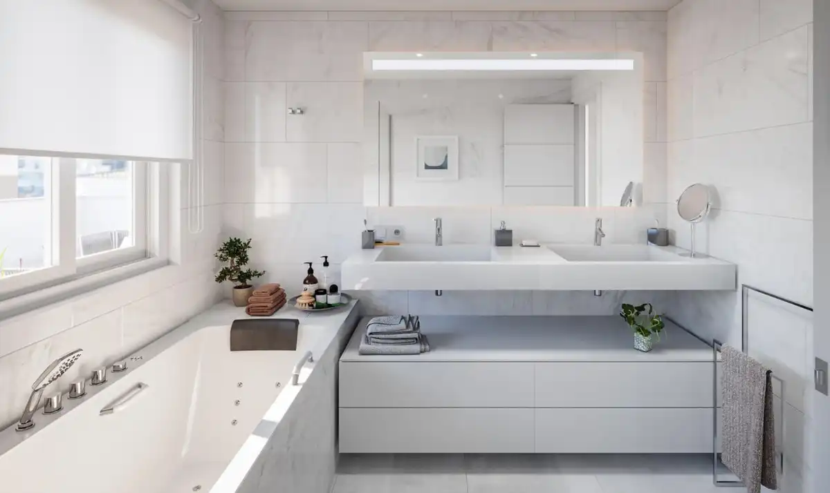 Bany de Apartament en venda en Benalmádena amb Aire condicionat, Terrassa i Traster