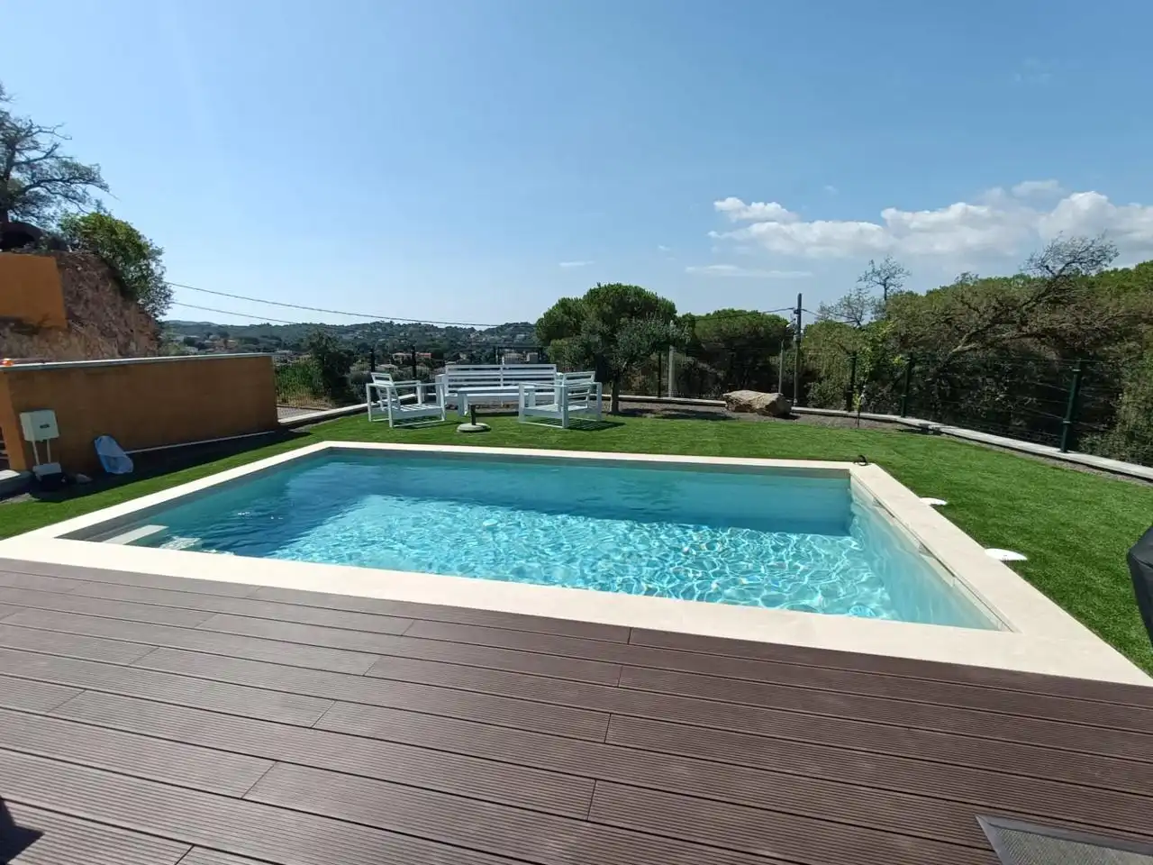 Piscina de Casa o chalet en venta en Vidreres con Calefacción, Jardín privado y Terraza