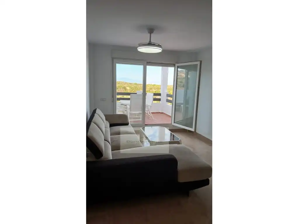 Sala d'estar de Pis de lloguer en Manilva amb Terrassa