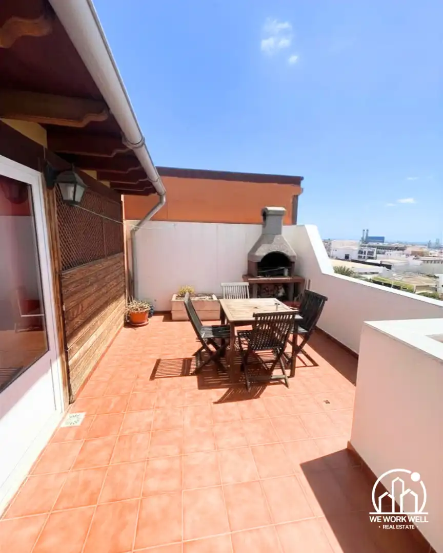 Terrassa de Casa adosada en venda en Puerto del Rosario amb Jardí privat, Parquet i Terrassa