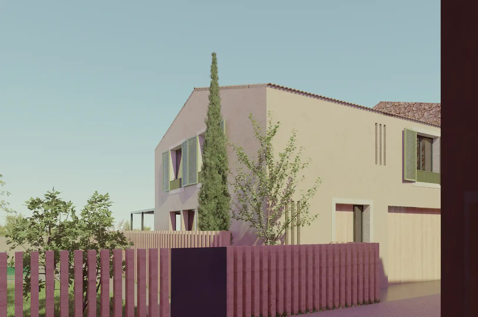 Vista exterior de Casa adosada en venta en Forallac con Aire acondicionado, Calefacción y Jardín privado