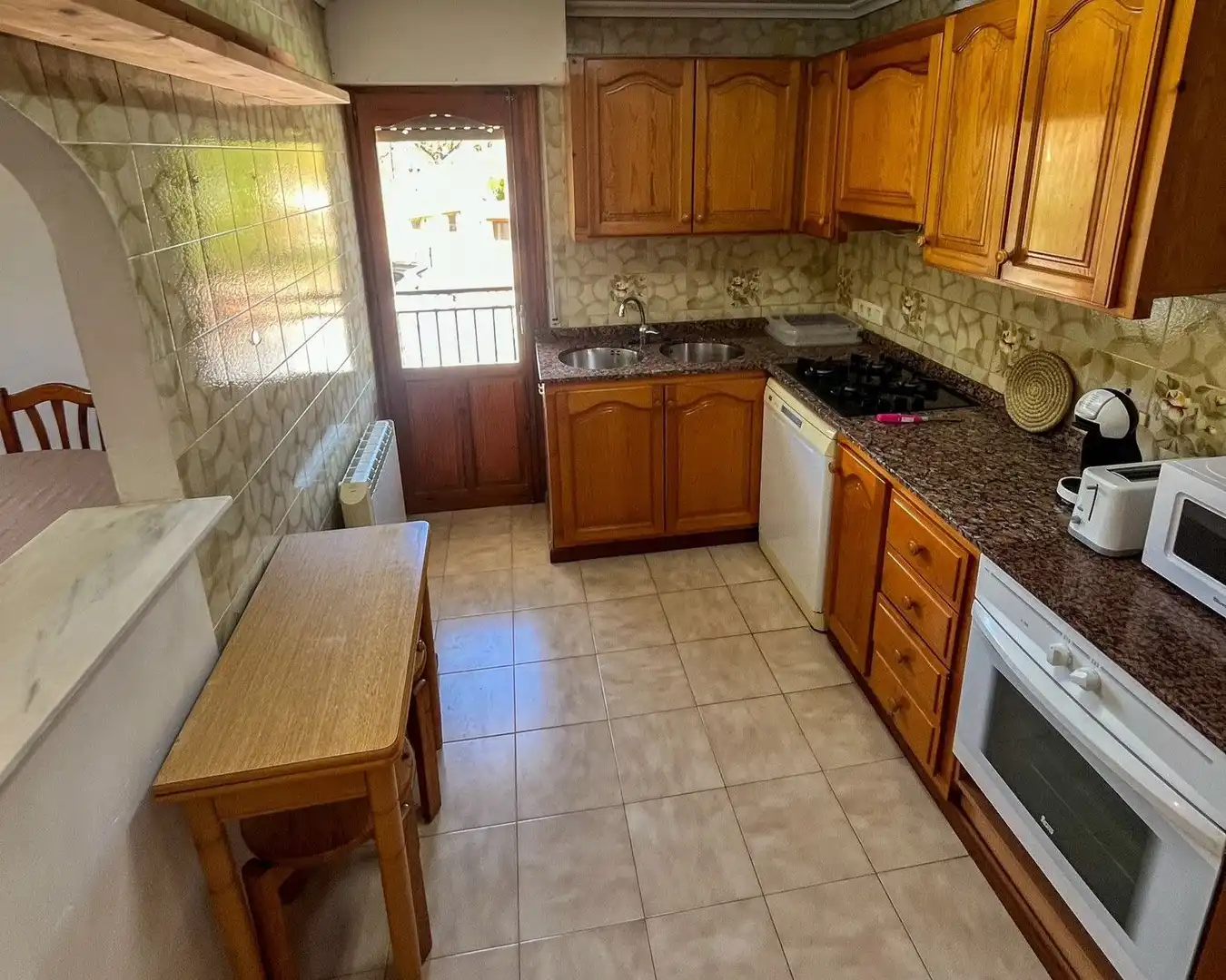 Cocina de Finca rústica de alquiler en Benissa con Amueblado y Piscina comunitaria