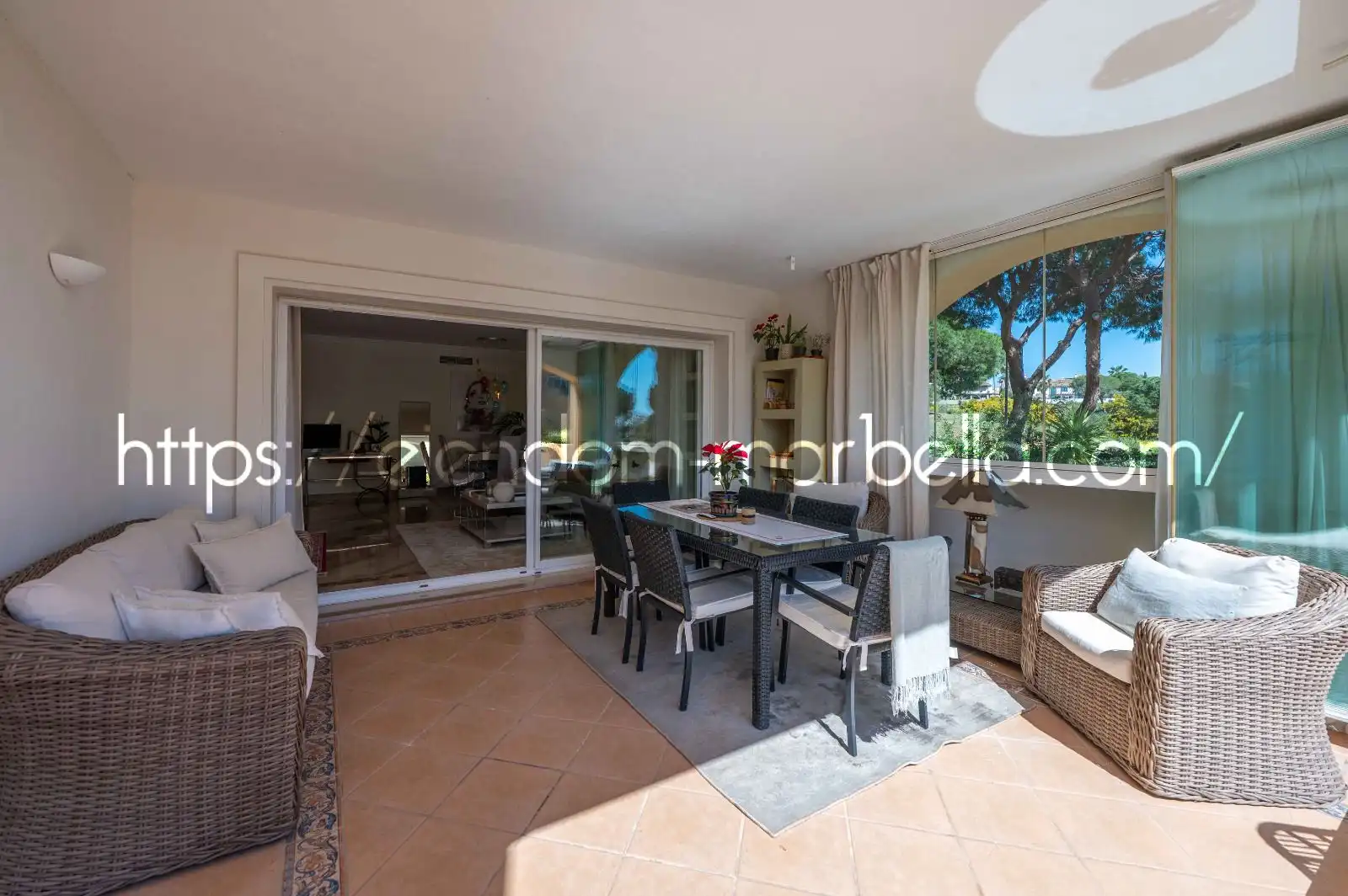 Jardín de Apartamento en venta en Marbella con Aire acondicionado, Terraza y Amueblado