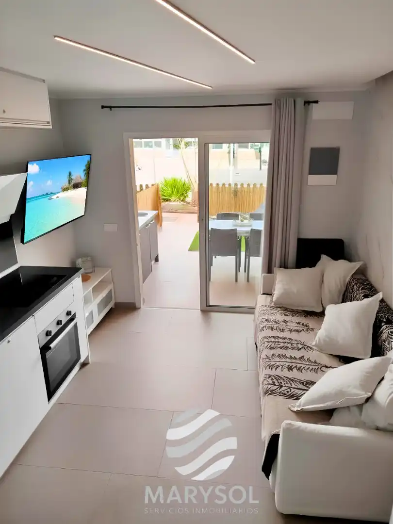 Living room of Houses for rent in San Bartolomé de Tirajana  with Air Conditioner, Heating and Terrace