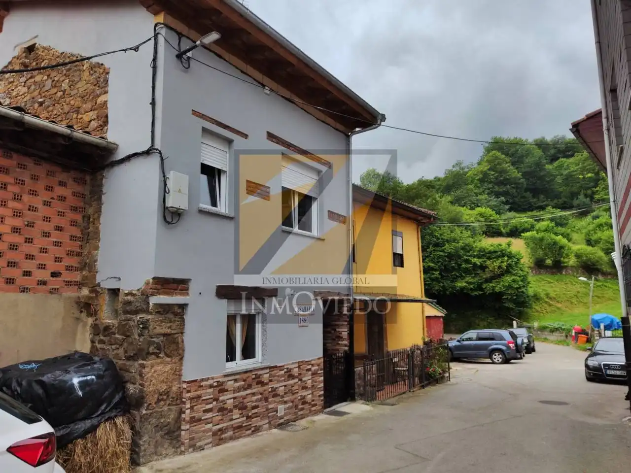 Vista exterior de Casa o chalet en venta en Riosa con Terraza