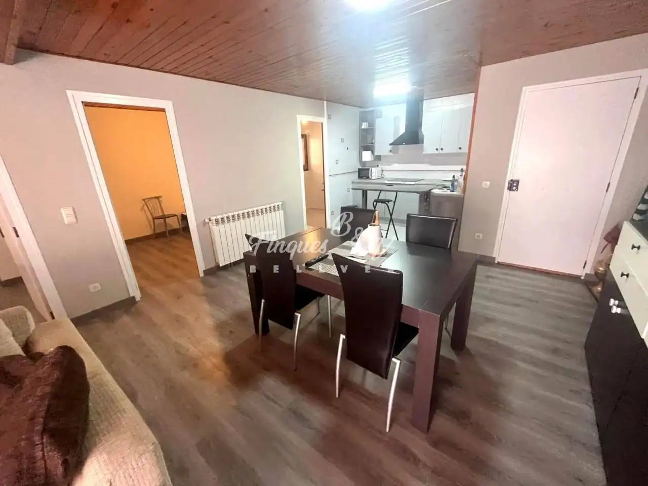 Esszimmer von Wohnungen zur Miete in Bellver de Cerdanya mit Heizung, Parkett und Terrasse