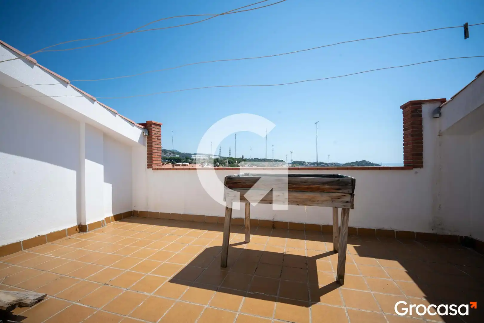 Terraza de Casa adosada en venta en Mataró con Aire acondicionado, Calefacción y Jardín privado