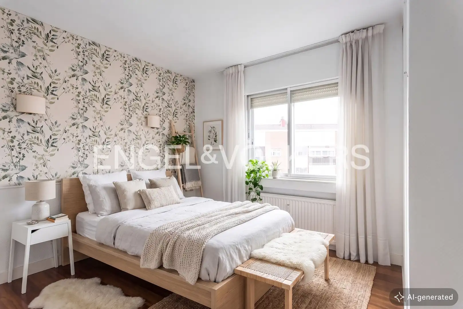 Bedroom of Flat for sale in Madrid  with Air Conditioner, Heating and Parquet flooring