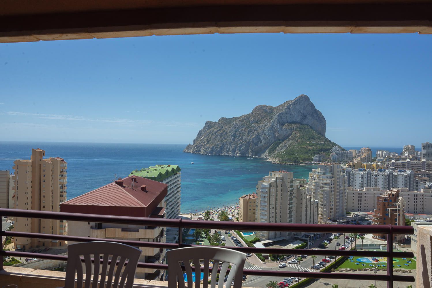 Bedroom of Apartment for sale in Calpe / Calp  with Terrace, Furnished and Community pool