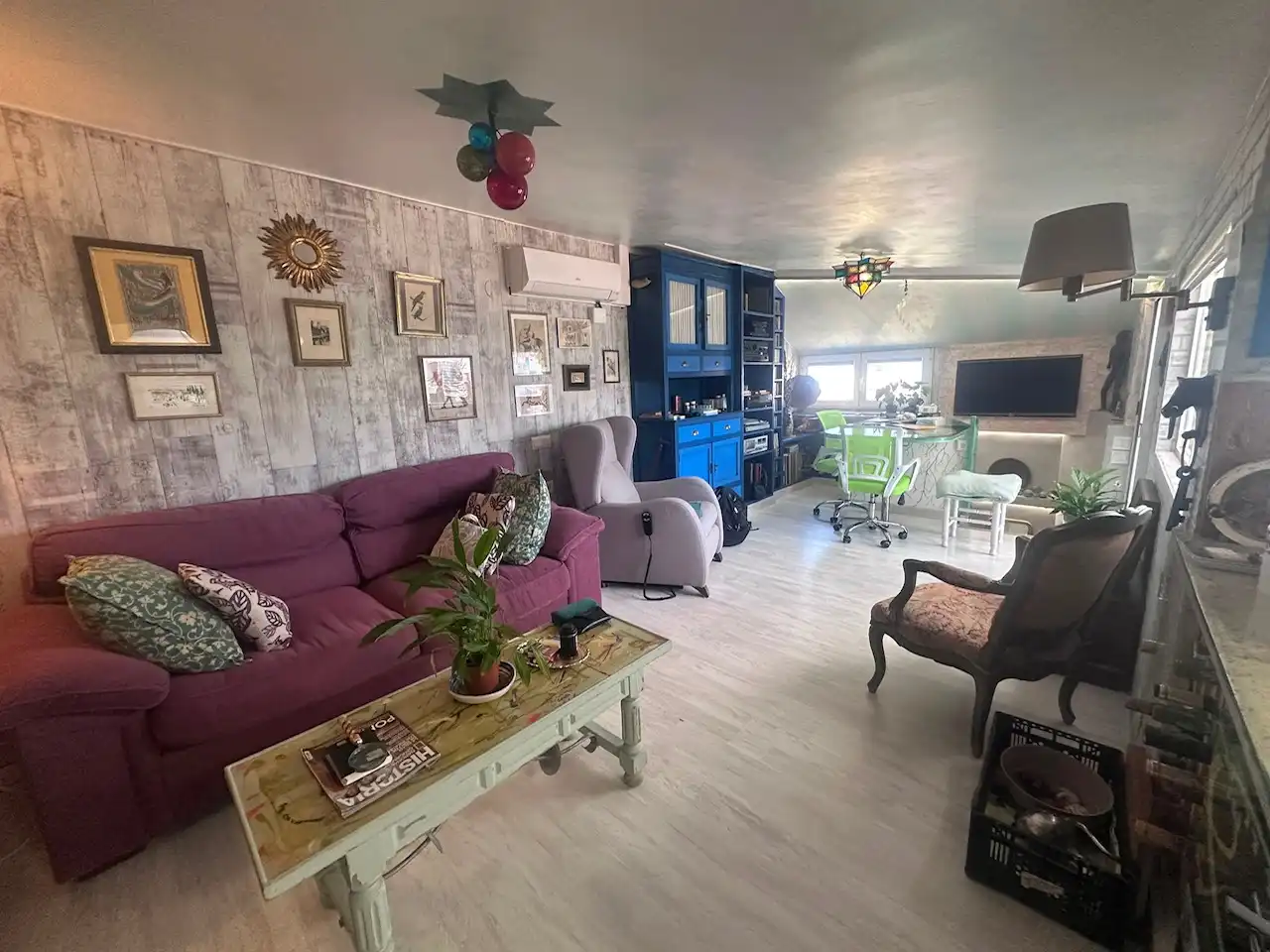 Sala de estar de Ático en venta en Rincón de la Victoria con Aire acondicionado, Terraza y Trastero