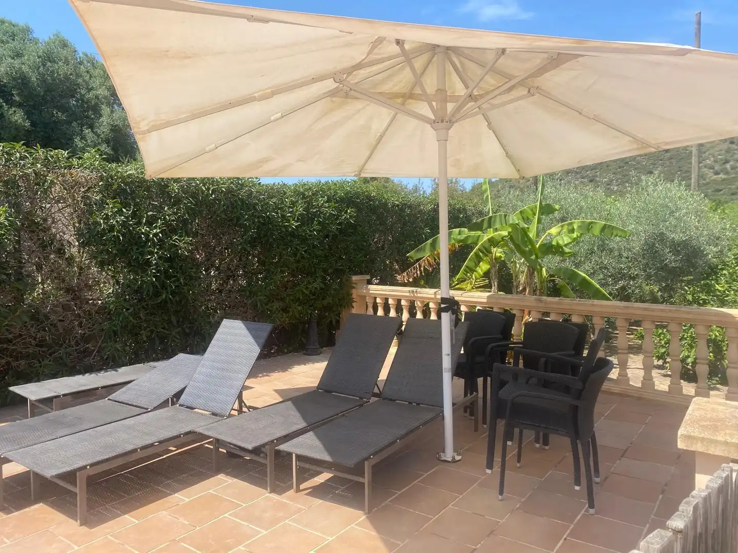 Terraza de Casa o chalet de alquiler en Sant Llorenç des Cardassar con Aire acondicionado, Calefacción y Jardín privado