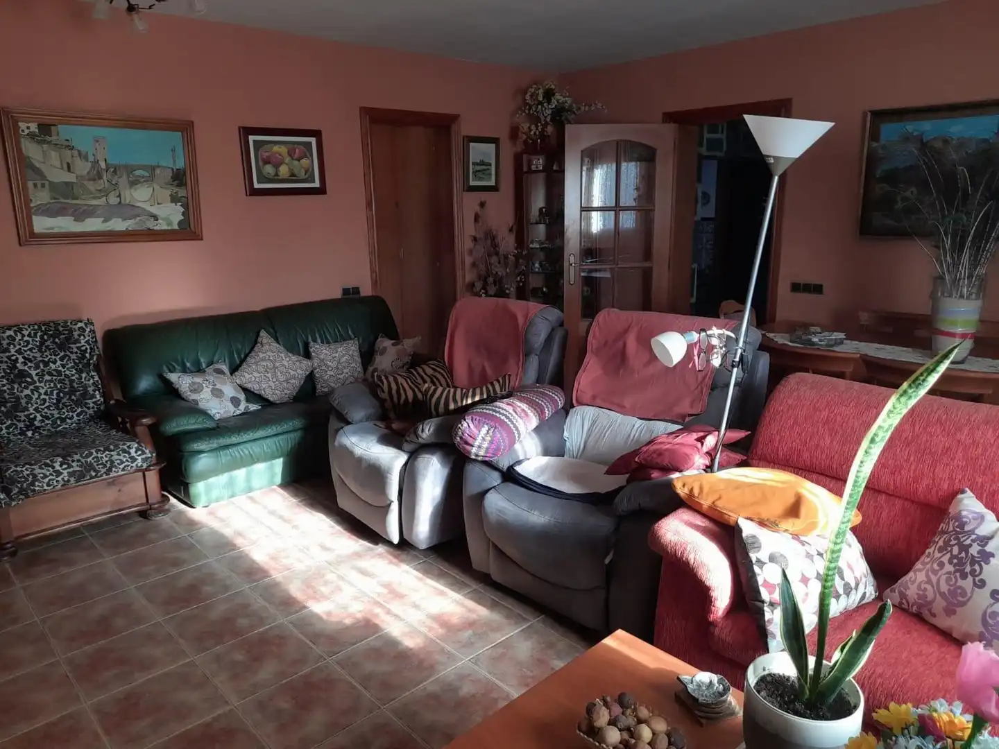 Sala d'estar de Casa o xalet en venda en Flix amb Jardí privat, Terrassa i Traster
