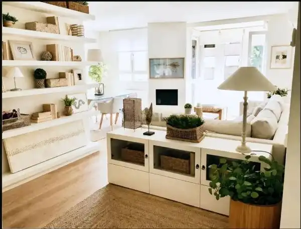 Sala de estar de Apartamento en venta en Madrid con Aire acondicionado, Calefacción y Jardín privado