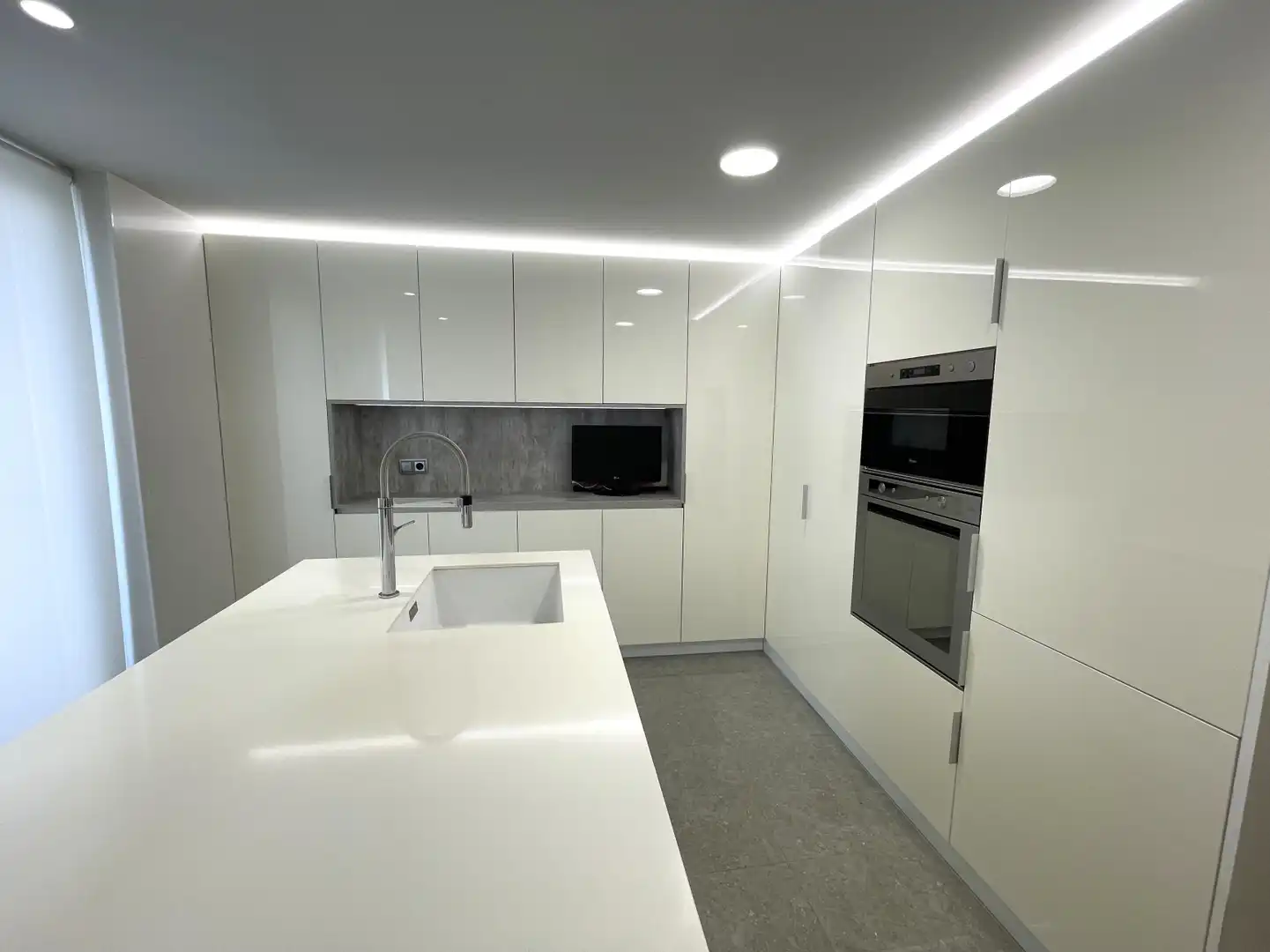 Cocina de Piso de alquiler en Beniparrell con Aire acondicionado, Parquet y Terraza