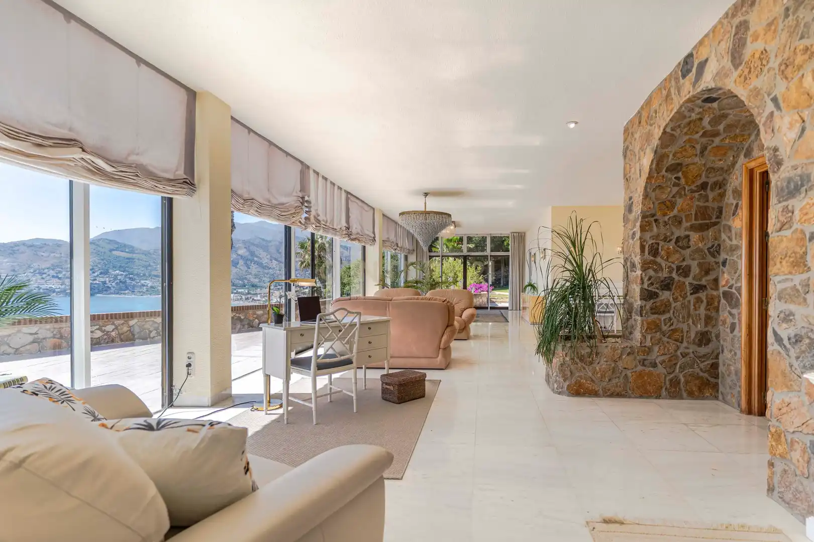 Living room of Houses for sale in Almuñécar  with Air Conditioner, Private garden and Storage room