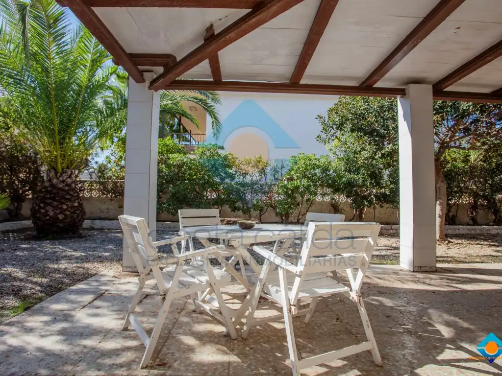 Terraza de Casa o chalet en venta en Mazarrón con Jardín privado, Terraza y Amueblado