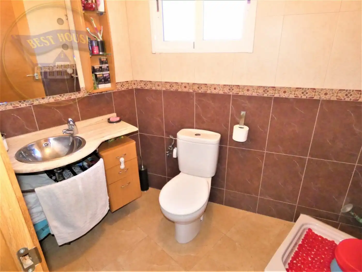 Baño de Casa adosada en venta en Alguazas con Calefacción, Terraza y Trastero