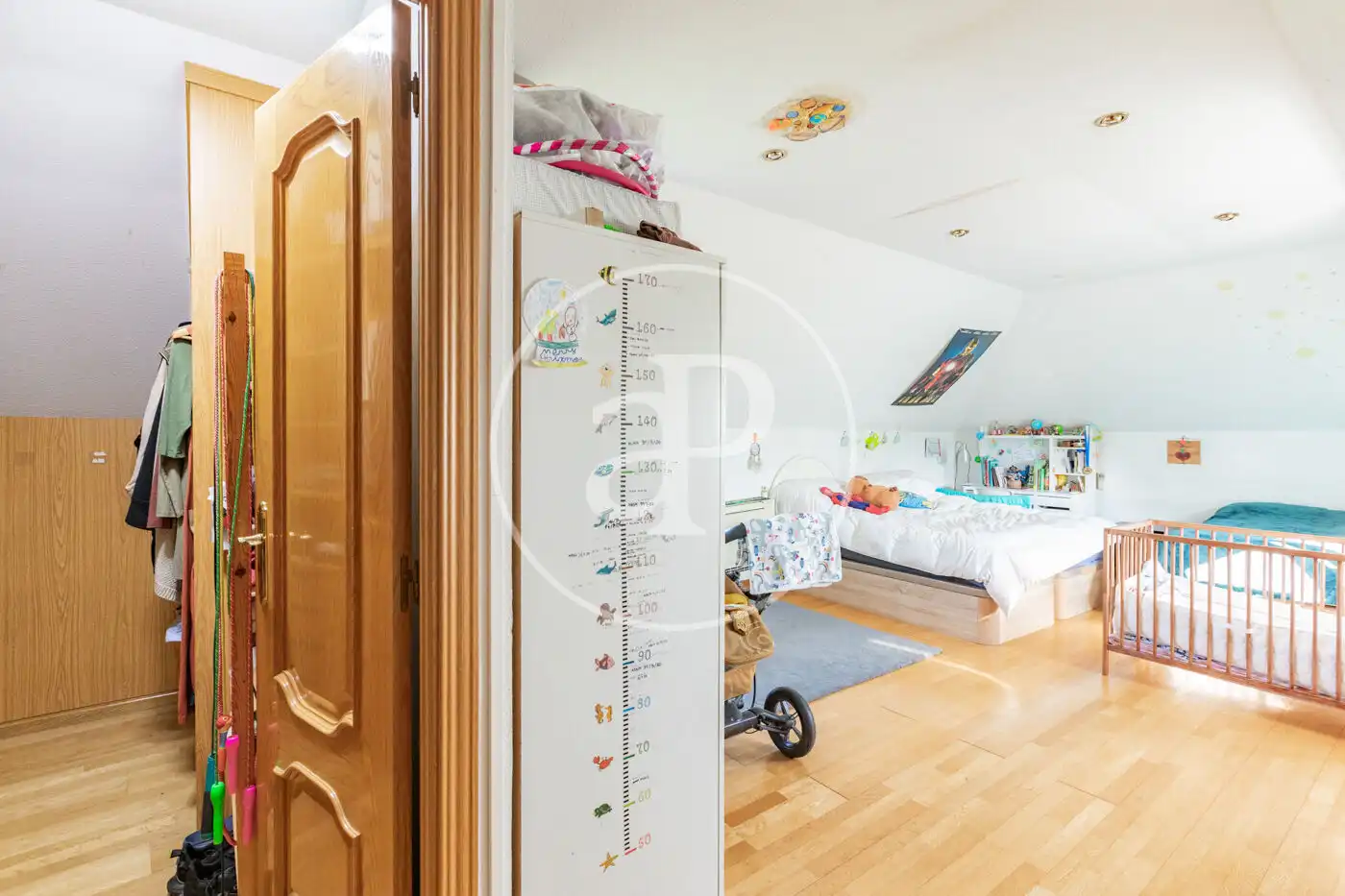 Bedroom of Houses for sale in Las Rozas de Madrid  with Air Conditioner, Heating and Private garden