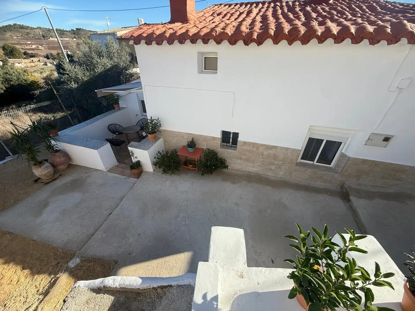 Vista exterior de Casa o xalet en venda en Cehegín amb Aire condicionat, Jardí privat i Terrassa