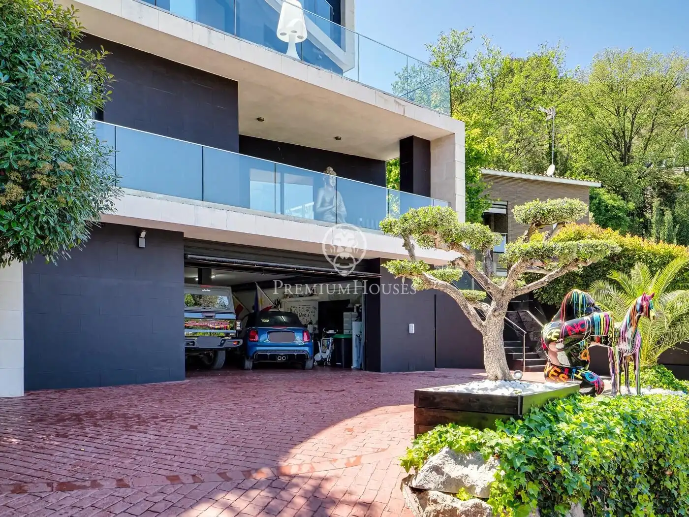 Vista exterior de Casa o chalet en venta en Barcelona con Aire acondicionado, Jardín privado y Terraza
