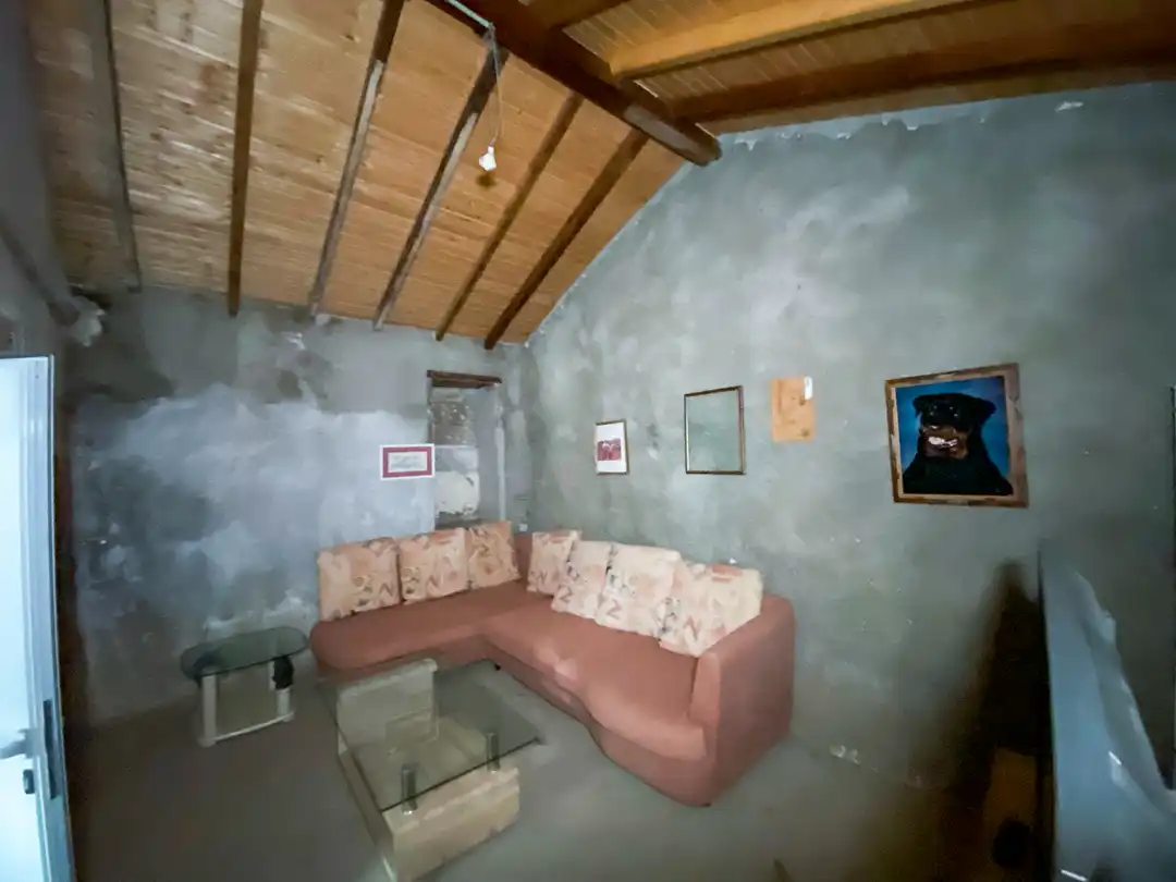 Sala de estar de Finca rústica en venta en Moya (Las Palmas)
